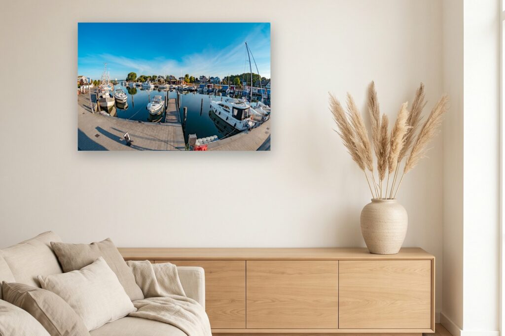 Leinwand Timmendorfer Strand / Niendorf 8 als 120 x 80 cm Leinwand im Wohnzimmer