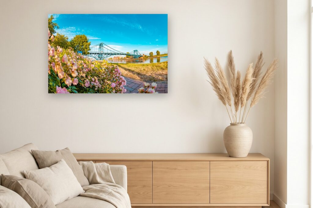 Leinwand Wilhelmshaven 1 als 120 x 80 cm Leinwand im Wohnzimmer