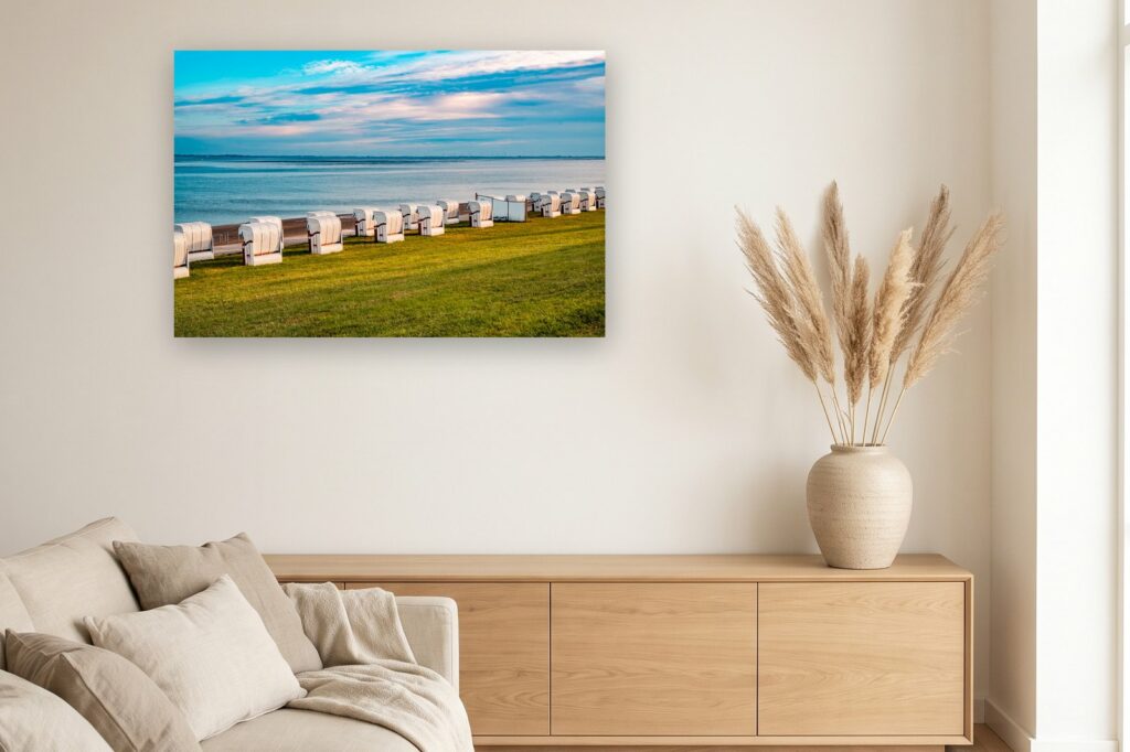 Leinwand Wilhelmshaven 23 als 120 x 80 cm Leinwand im Wohnzimmer