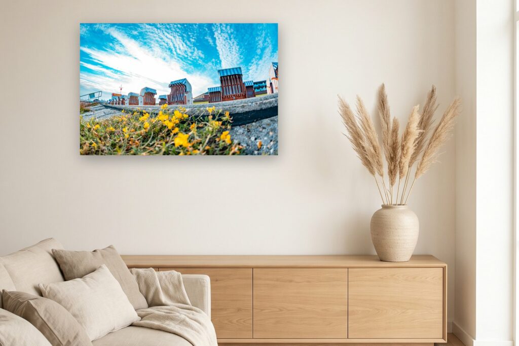 Leinwand Wilhelmshaven 3 als 120 x 80 cm Leinwand im Wohnzimmer