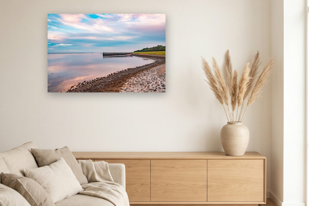 Leinwand Wilhelmshaven 9 als 120 x 80 cm Leinwand im Wohnzimmer