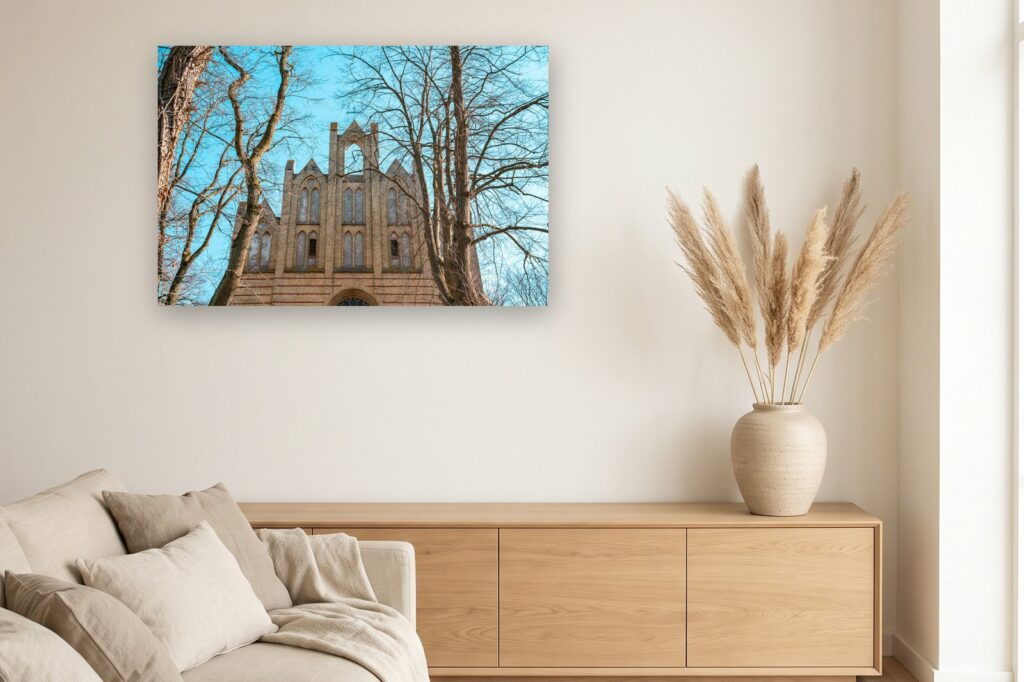 Leinwand Zingst 10 als 120 x 80 cm Leinwand im Wohnzimmer