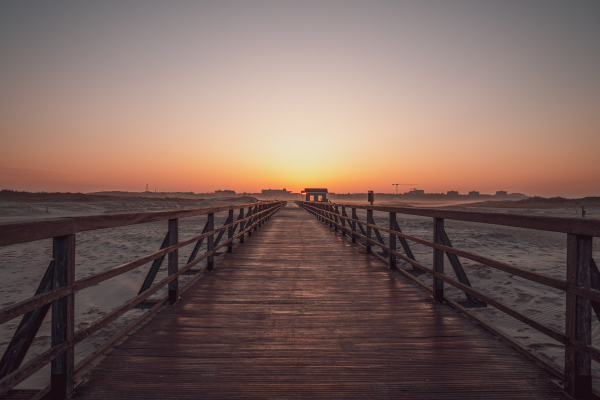 Sonnenuntergang an der Küste