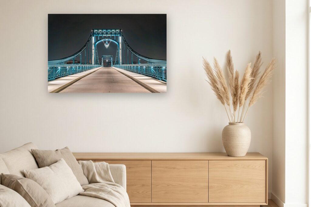 Wilhelmshaven Leinwand als 120 x 80 cm Leinwand im Wohnzimmer