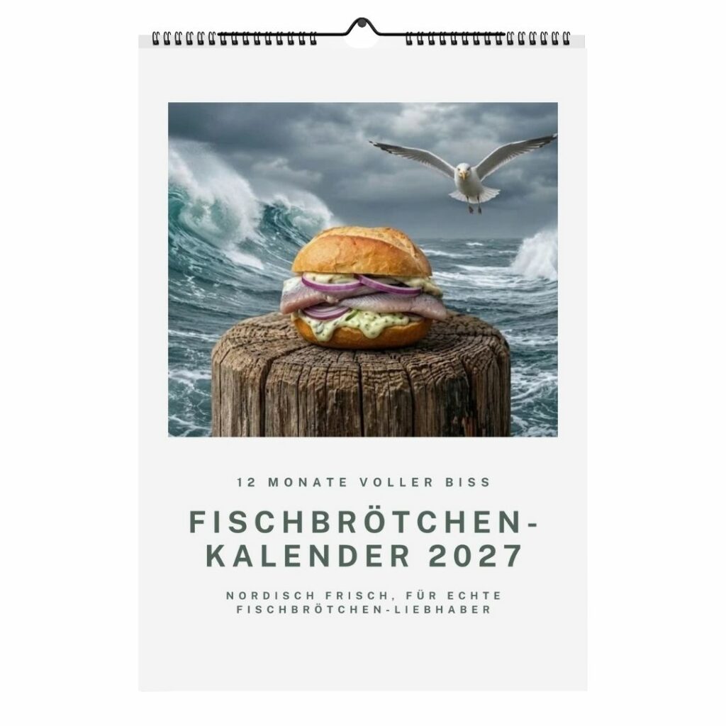 Fischbrötchen Kalender 2027, Titelseite