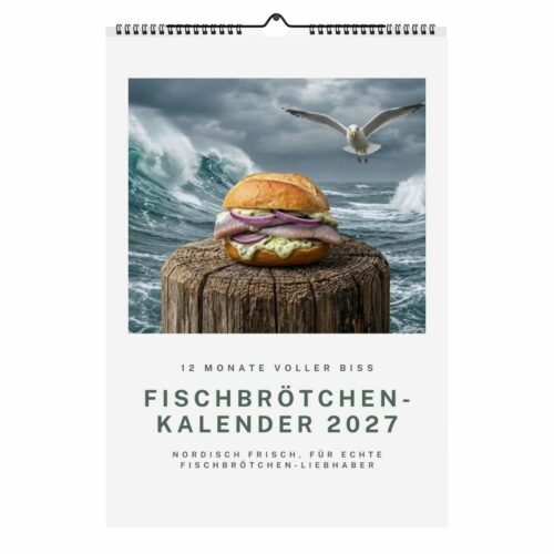 Fischbrötchen Kalender 2027, Titelseite